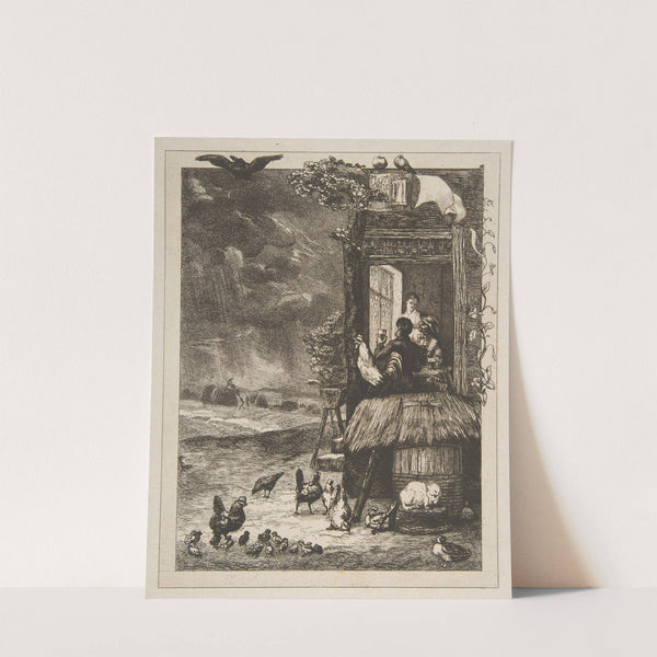 L’orage (1856) by Félix Bracquemond