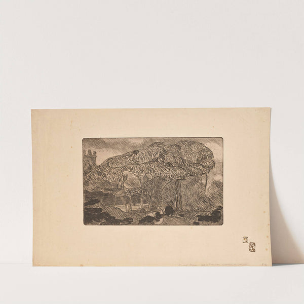 L’orage (The Billowing Trees) (1893) by Armand Seguin