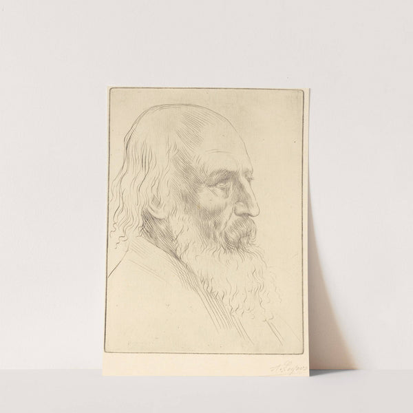 Lord A. Tennyson, 3rd plate by Alphonse Legros
