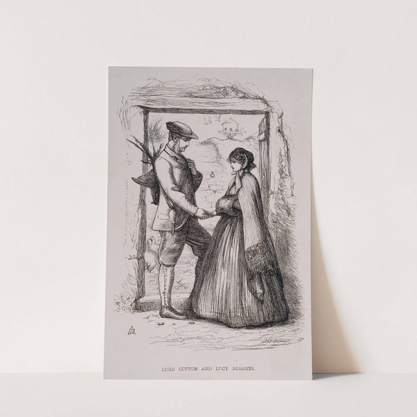 Lord Lufton and Lucy Robarts by Sir John Everett Millais