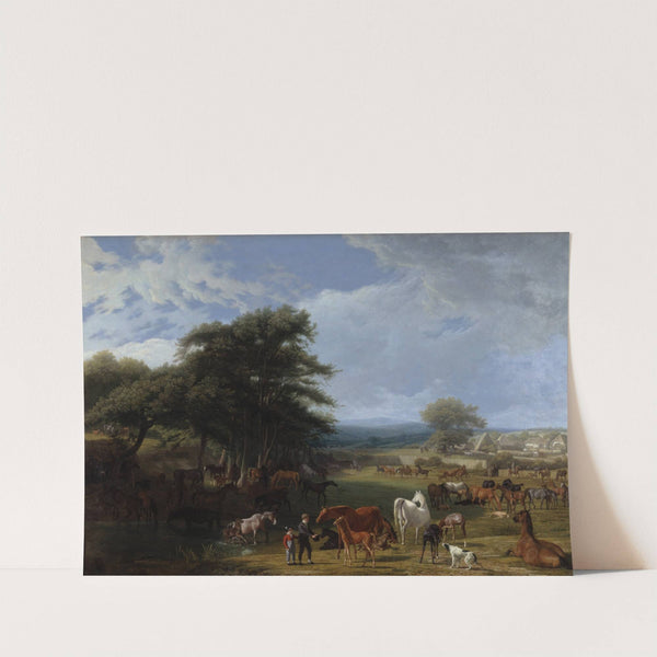 Lord Rivers's Stud Farm, Stratfield Saye by Jacques-Laurent Agasse