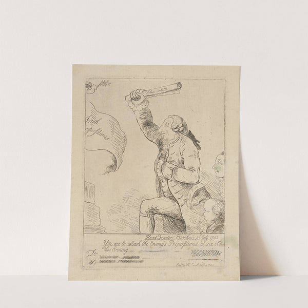 Lord Sackville attacking the Irish propositions (1785) by James Sayers