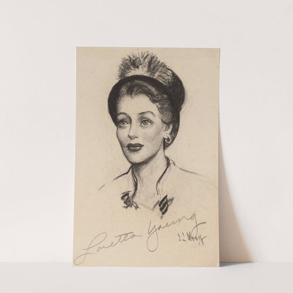 Loretta Young by Samuel Johnson Woolf