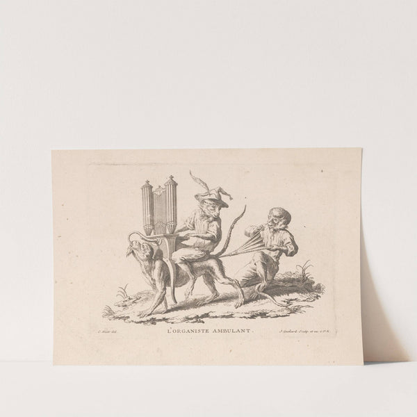 L’Organiste ambulant (1733-1792) by Jean Baptiste Guélard