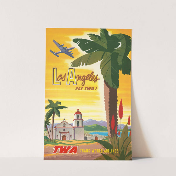 Los Angeles - fly TWA! by Robert Harmer Smith