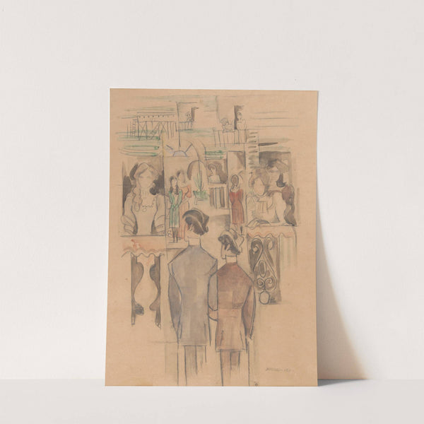 Los cajetillas (1928) by Rafael Barradas