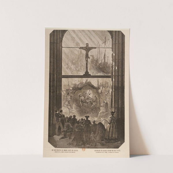 Los monumentos de semana santa en Alsacia (1856) by Gustave Doré