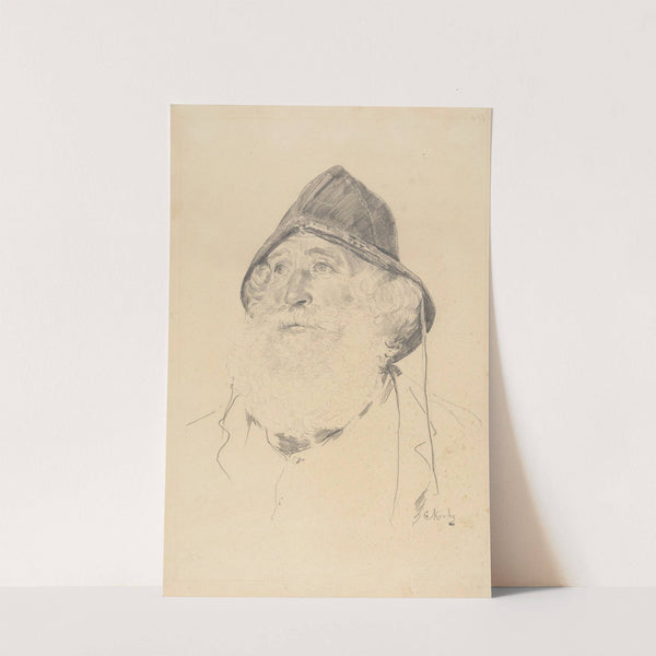 Los Niels Larsen (Before 1890) by Christian Krohg