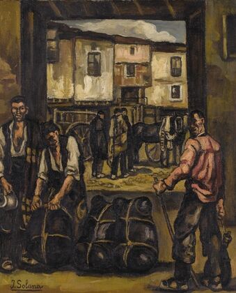 Los Trabajadores (The Wine Loaders) — size preview