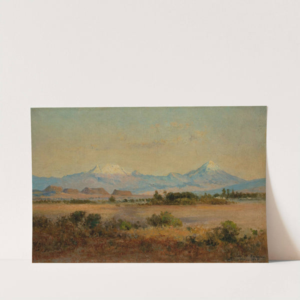 Los volcanes, Valle de México by José María Velasco