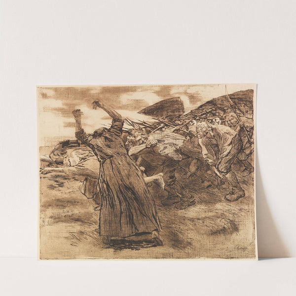 Losbruch by Käthe Kollwitz