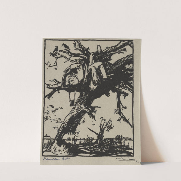 L’Oservateur boche (1914) by Auguste Louis Lepère