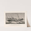 Loss of the steamer Cimbria; on her voyage from Hamburg to New York, January 19th 1883 (1883) by Currier & Ives.