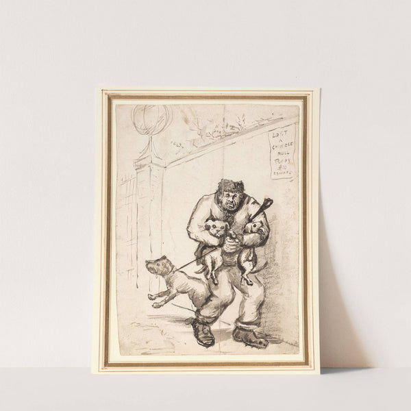 Lost a Chinese Bull Puppy £ 10 Reward by Henry William Bunbury