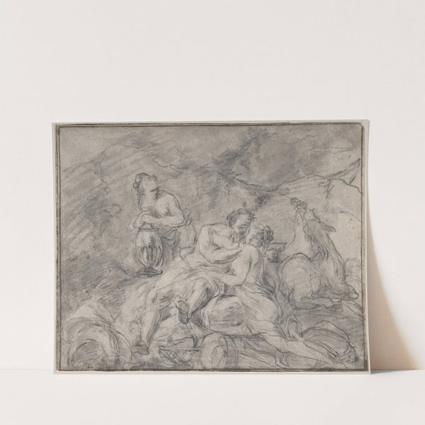 Lot and His Daughters by Nicolas Vleughels