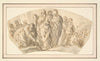 Lot and his family leaving Sodom