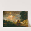 Lot Fleeing from Sodom (1810) by Benjamin West