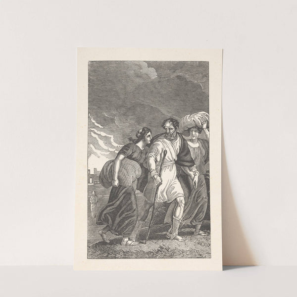 Lot retiring from Sodom by Alexander Anderson