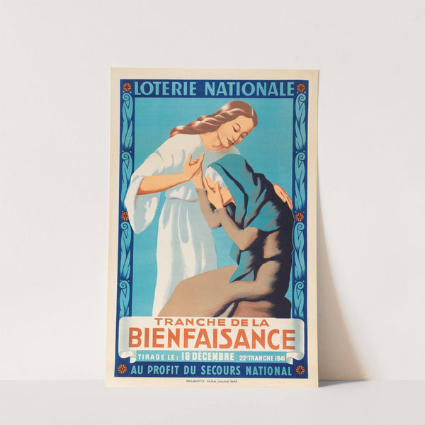 Loterie Nationale Tranche De La Bienfaisance (1941) by Imp. Lafayette