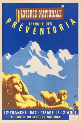 Loterie Nationale Tranche Des Preventoria (1942)