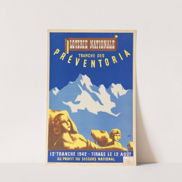 Loterie Nationale Tranche Des Preventoria (1942) by Roger Adam