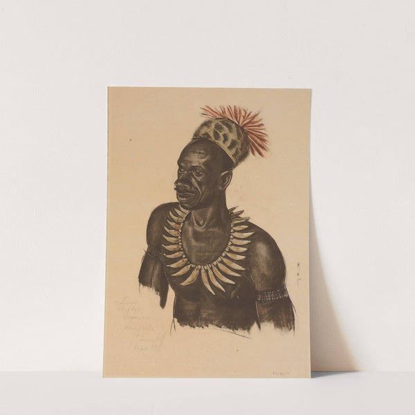 Louacho, chef Wagenia, Stanleyville (1925) by Alexandre Jacovleff