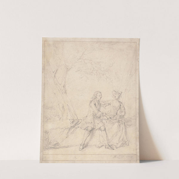 Louers in a Glade by Marcellus Laroon the Younger