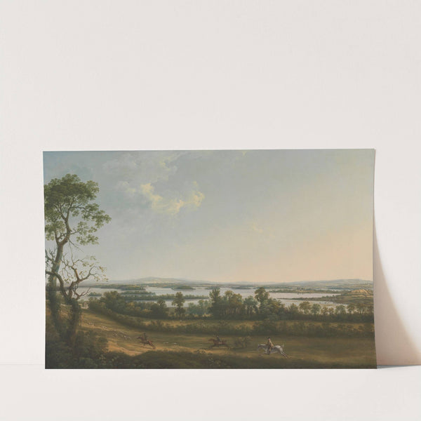 Lough Erne from Knock Ninney, with Bellisle in the distance, County Fermanagh, Ireland by Thomas Roberts