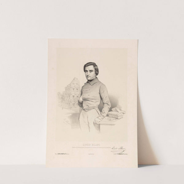 Louis Blanc, Membre du Gouvern.t prov.re, Président de la Commission de Gouvern.t pour les travailleurs (1848) by Marie-Alexandre Alophe