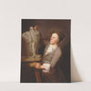 Louis-Francois Roubiliac Modelling His Monument to Shakespeare by Adrien Carpentiers