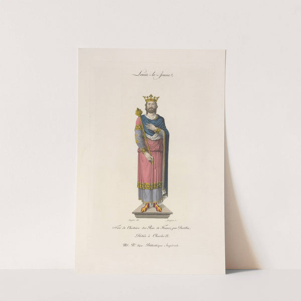 Louis-le-jeune, tiré de l’histoire des rois de France, par Dutillet, dédiée à Charles IX. (1839) by Nicolas Xavier Willemin