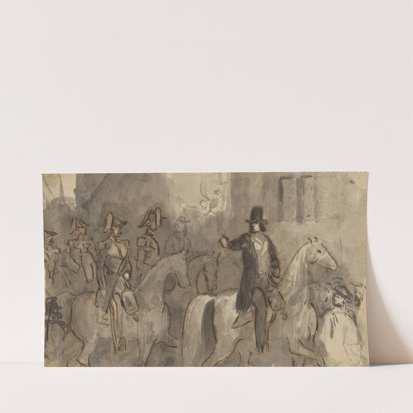 Louis-Napoleon Bonaparte on the Second of December (1851–55) by Constantin Guys