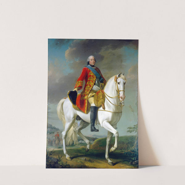 Louis-Philippe, Duc d’Orleans, Saluting his Army on the Battlefield (1757) by Alexander Roslin