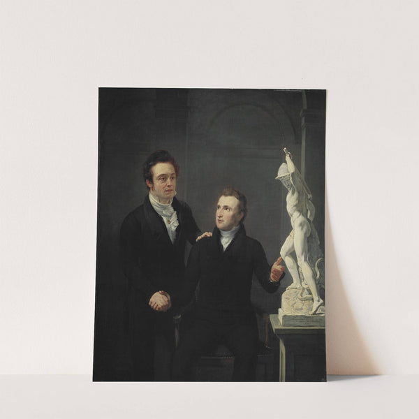 Louis Royer, Sculptor, and Albertus Bernardus Roothaan, Stockbroker, Friend of the Arts, and Patron of the Sciences (1825) by Jan Willem Pieneman