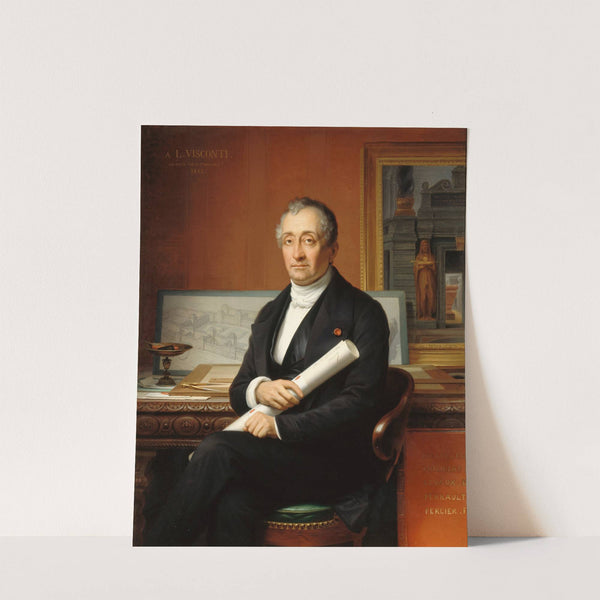Louis Visconti (1791-1853), architecte by Théophile Auguste Vauchelet