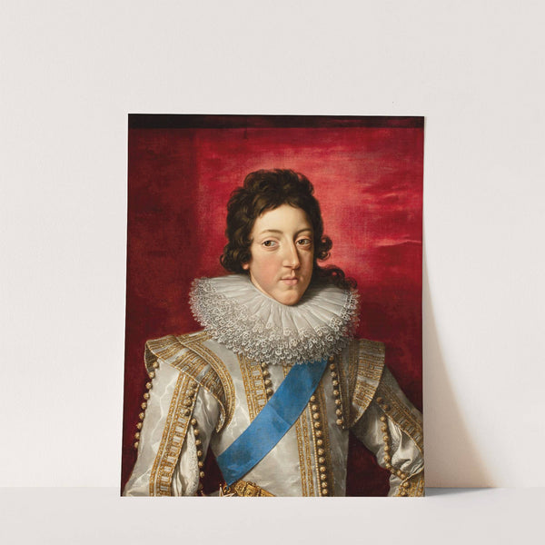 Louis XIII, King of France (1601-1643), with the Sash and Badge of the Order of Saint Esprit by Frans Pourbus The Younger