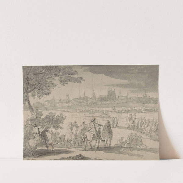 Louis XIV at the Siege of Tournai, Seen from the North-East (June 21-25, 1667) by Adam Frans van der Meulen