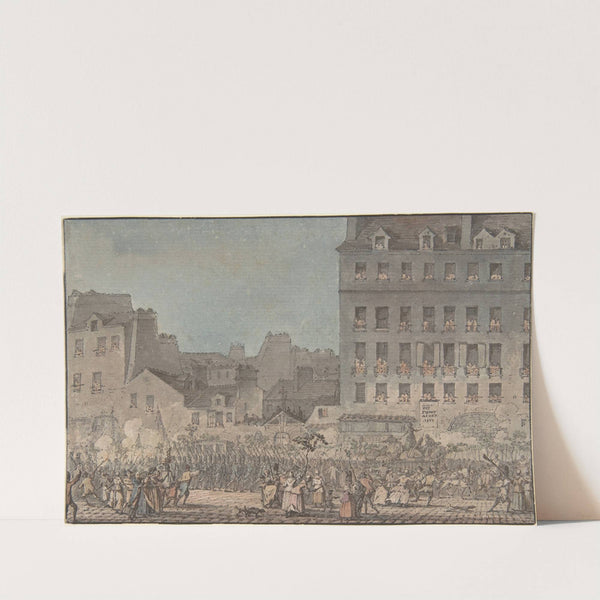Louis XVI Entering Paris, October 6, 1789 (1789) by Jacques-François-Joseph Swebach