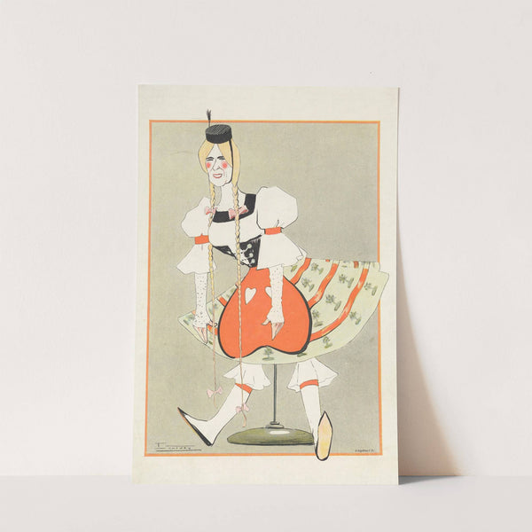 Louise Balthy au Moulin Rouge (1900-1913) by Maurice Lourdey