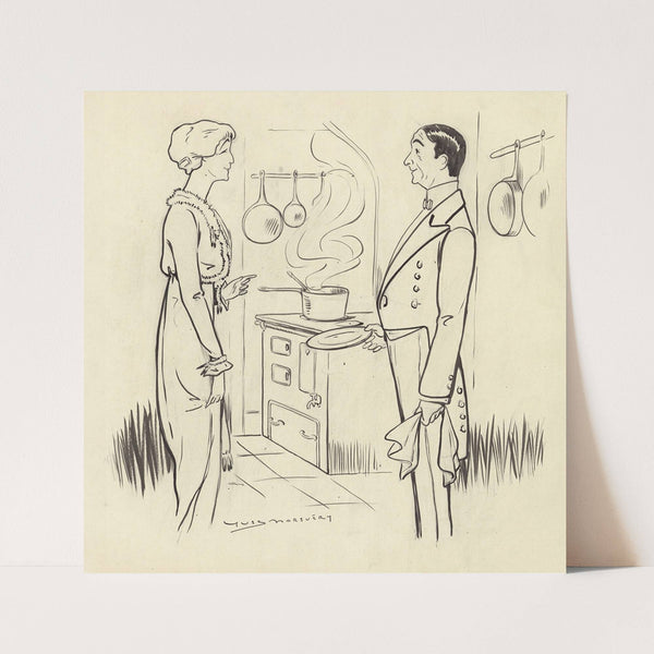 Louise Bignon et Louis Gauthier dans ‘Le valet de coeur’ de Louis Gilbert (1912) by Yves Marevéry