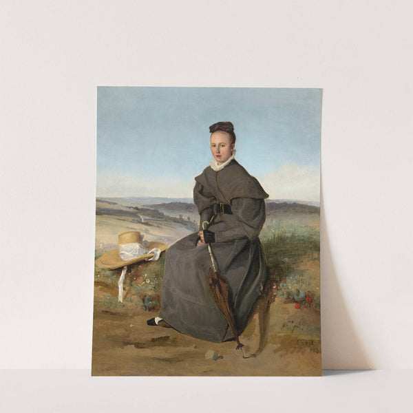 Louise Harduin by Jean-Baptiste-Camille Corot