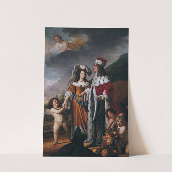 Louise Henriette leads Friedrich Wilhelm, Elector of Brandenburg, to her parents (1649) by Gerard van Honthorst