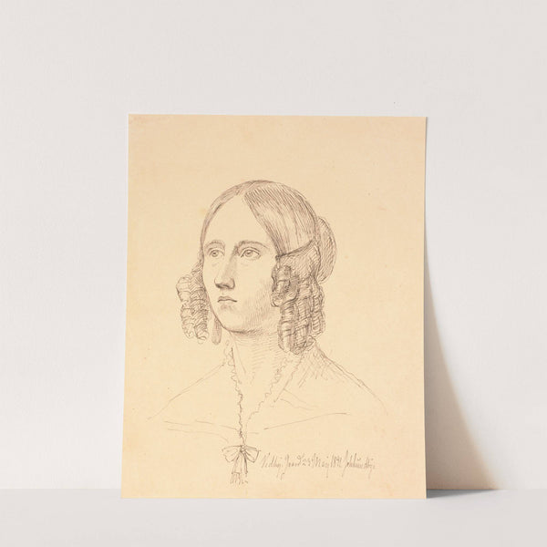 Louise Marie Neergaard by Johan Thomas Lundbye