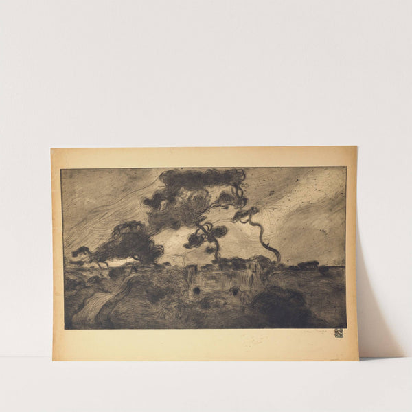 L’ouragan (The Hurricane) (1893) by Armand Seguin