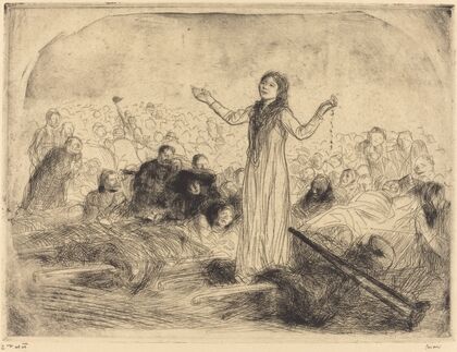 Lourdes, the Miracle (second plate)