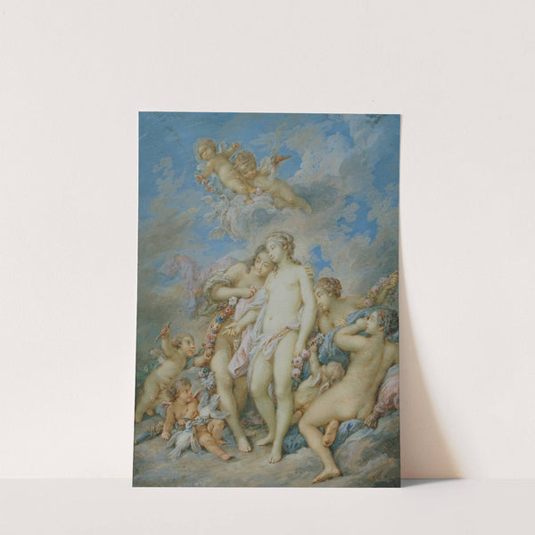 Love offering the Apple to Venus (after Boucher) by Jacques Charlier