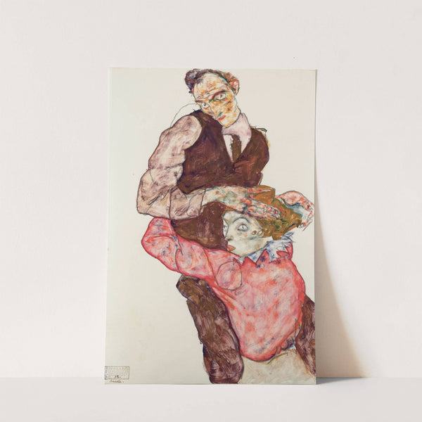 Lovers (1914) by Egon Schiele