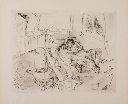 Lovers I, plate 4 from the portfolio ‘Faces’ (1916)