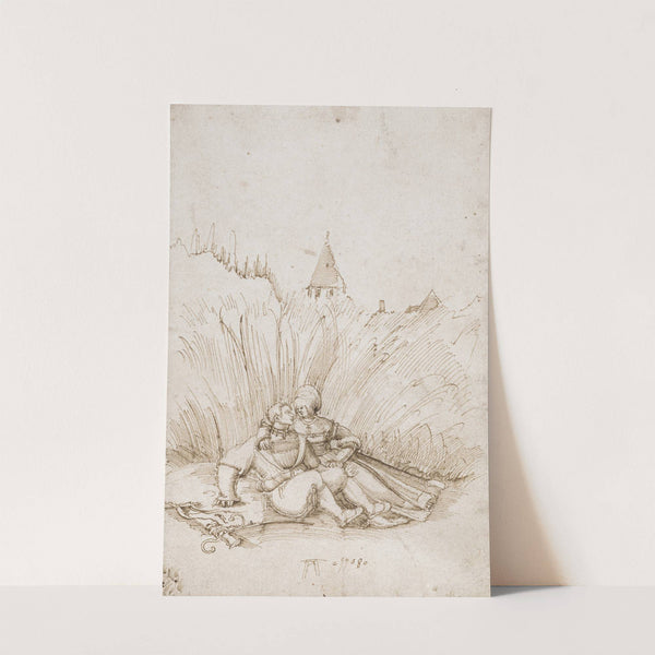 Lovers in a Cornfield (1508) by Albrecht Altdorfer