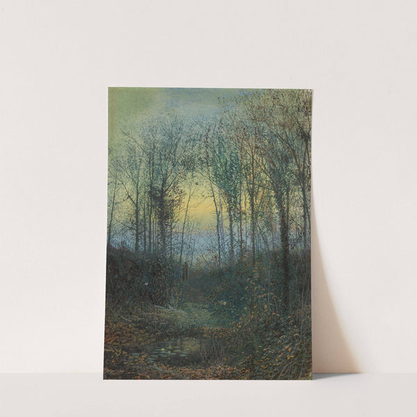 Lovers in a wood by John Atkinson Grimshaw